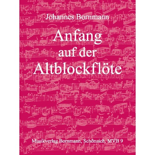 Anfang auf der altblockflöte - der,