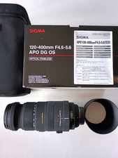Sigma 120-400mm F4.5-5.6 APO