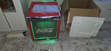 Coca-Cola Mini-Kühlschrank mit Glastür und LED Licht leuchten !