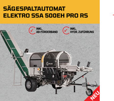 Lumag Elektro Sägespaltautomat SSA500EH PRO RS Elektro Holzspalter 🔥