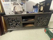 Asiatisches Relief Sideboard Holz mit Schnitzereien (Angebot s. Beschreibung)