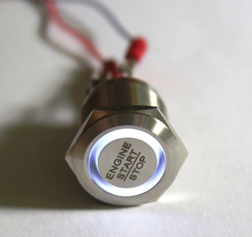 Led starterknopf weiß start - led,