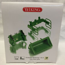 Wiking 1:32: Frontlader Werkzeuge Set A "John Deere"