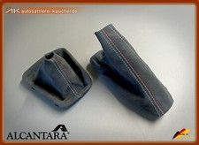BMW E36 M Schaltsack + Handbremsmanschette Original Alcantara 9040 tiefschwarz
