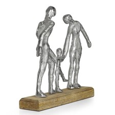 Moderne Dekofigur Familie mit