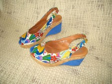 echt Lack LEDER *** plateau wedges 38 *** SEMLER  select