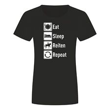 Eat Sleep Reiten Repeat Damen