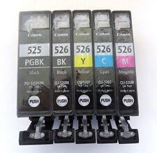5x TINTE PATRONEN Original CANON PIXMA IP4850 IP4950 IX6550 MG5150 MG5250 MG5350