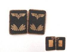 Deutsche Bundesbahn Eisenbahn Uniform- Kragenspiegel German railroad collar tabs