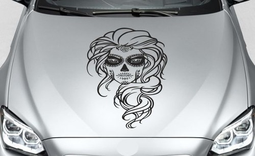 Aufkleber auto motorhaube - auto,