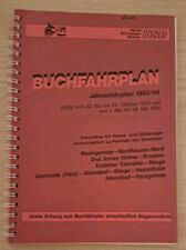 Buchfahrplan Harzer Schmalspur Bahnen HSB  1993  Sommer Schmalspur , Dampf !!!