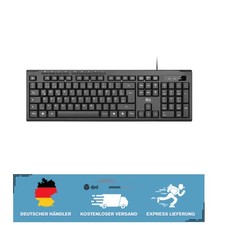 USB Tastatur Schwarz für