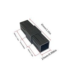 Steckverbinder Vierkantrohr