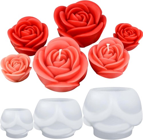 Dreiteiliges rosenformen set - dreiteiliges, rosenformen-set
