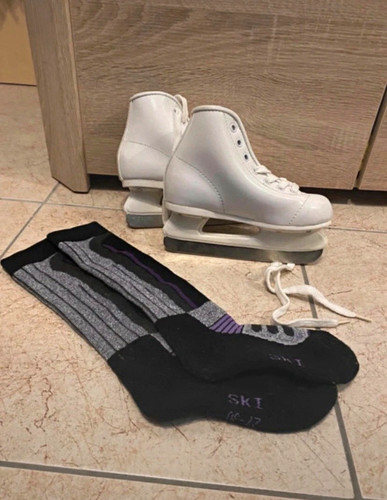 Kinder schlittschuhe weiß eur - weiß,
