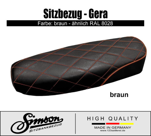 Simson sitzbankbezug gera - sitzbankbezug,