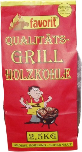 Grill holzkohle buche - buche, 2,5