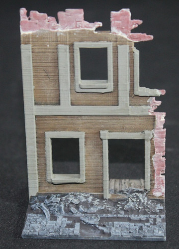 1/72,Ruine,Fassade,Haus,Modell