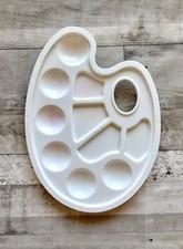 Herlitz Mischpalette mit Griffloch aus Kunststoff - weiß