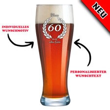 Weizenbierglas mit Gravur