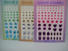 81 Strass Steine Steinchen Deko Selbstklebend Steine Glitzersteine  Herzen uvm