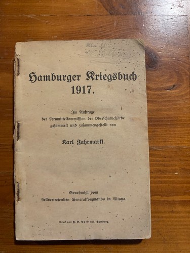 Hamburger kriegsbuch 1917 - 1917, –