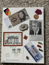 DDR/BRD Memorabilien Tafel