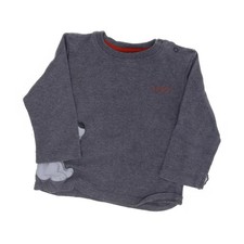 Sigikid, Sweatshirt, Größe: 86, Grau, Baumwolle/Polyester, Unisex (Kinder) -S6c