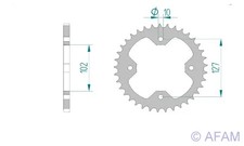 Kettenrad Stahl Teilung 520