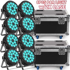 8X 270W 18LED Par Wash RGBW 4in1 DMX Disco dj Party Bühnenlicht Lichteffekt Show