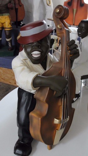 Sänger bassist figur - sänger, jazz