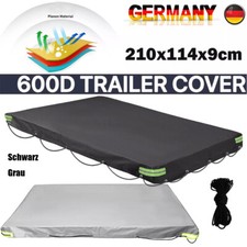 Anhänger Flachplane Abdeckplane 210x114cm mit Seil für Stema PKW Hängerabdeckung