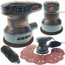 Exzenterschleifer Schleifmaschine 300W Elektro Schleifer Schleifpapier Ø125mm