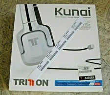 MAD CATZ TRITTON Kunai Stereo Headset PS4 / PS3 / Vita / Wii U / Mobile WEIß OVP
