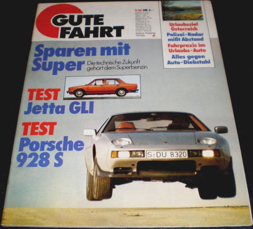 Gute fahrt test porsche - 05/80,