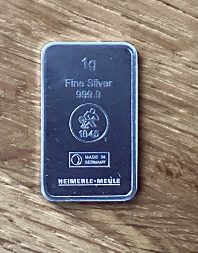 Gramm silber barren 999 9 - barren, 999.9