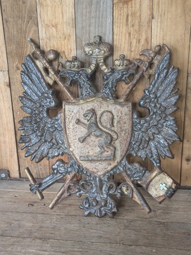 Antike gusseisen plakette - antike,