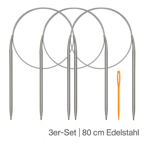 Mabadika rundstricknadel 3er - rundstricknadel,