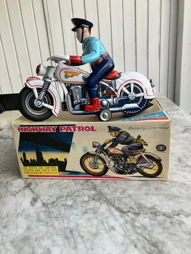 Masudaya motorradfahrer und - motorradfahrer, ab