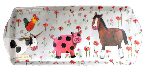 Tablett bauernhof tiere - tablett,
