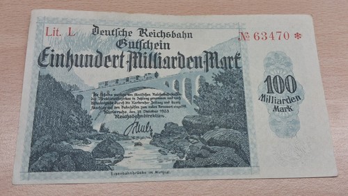 100 milliarden mark - milliarden, notgeld