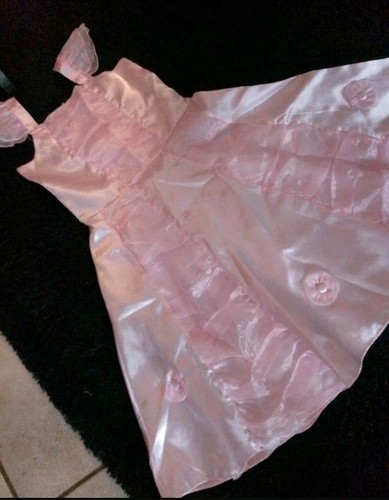 Smiley satin festkleid - #,