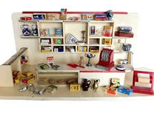 (m71 h5) KAUFMANNSLADEN Kaufladen 50er 60er Zubehör Waage Kasse Papierständer