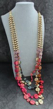 (A08) Lange  bunte Modeschmuck