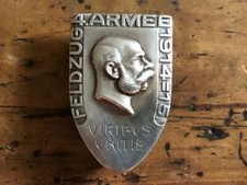 Kappenabzeichen 4 Armee silver