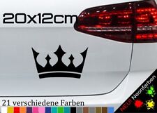 Krone Aufkleber Sticker König