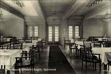 Rehefeld Erzgebirge alte AK ~1930/40 Inneres des Speisesaales in der Grenzbaude