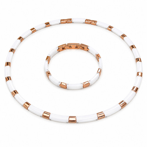 Collier halskette edelstahl - collier,