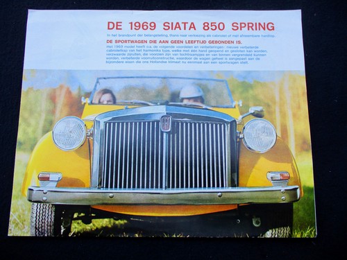 Fiat siata 850 - siata, spring