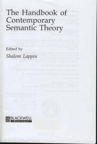 The handbook contemporary - the,